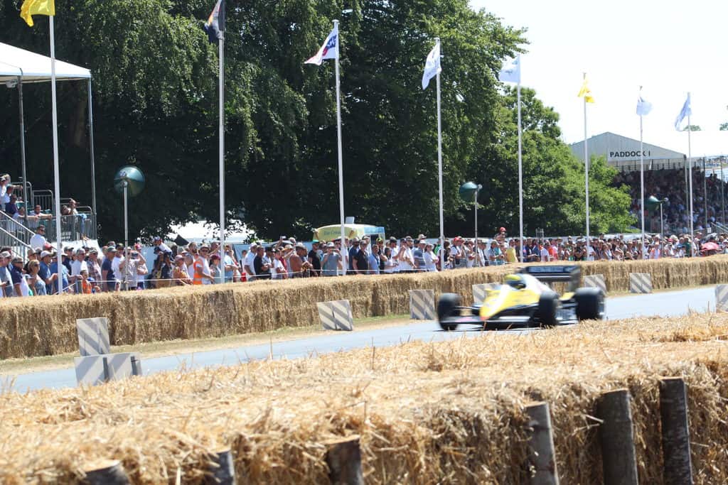 How to blur background of moving objects! Goodwood festival of speed venue for panning photo.