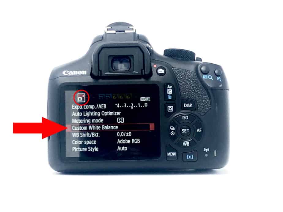 How to Set Custom White Balance Canon Rebel T6/1300D/X80 – Photography ...