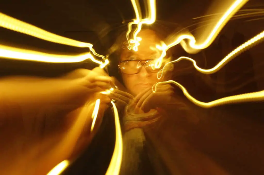 How to Capture Motion Blur in Photography! Light painting with LED string of lights.