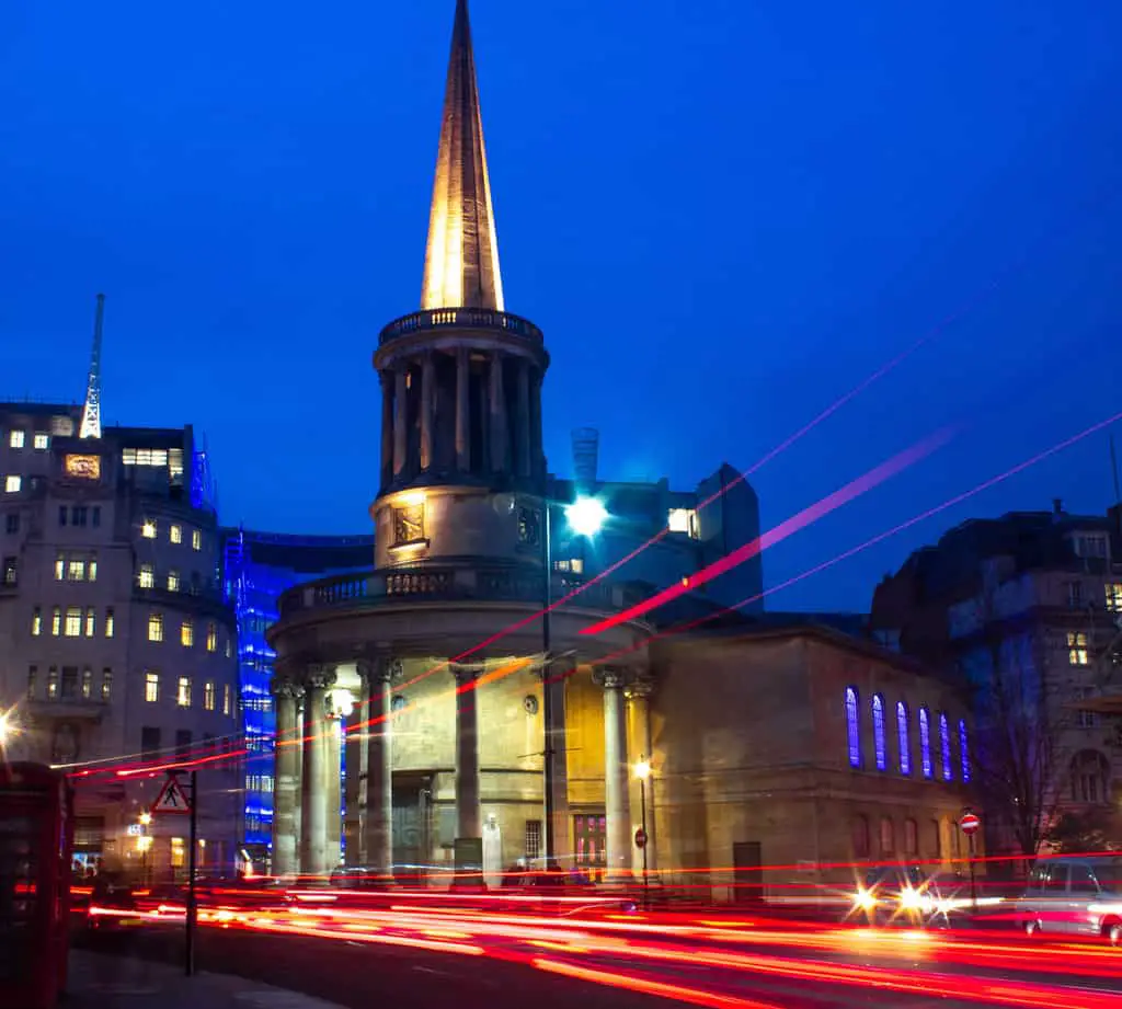 How to Capture Motion Blur in Photography! Blue hour light trails city street.