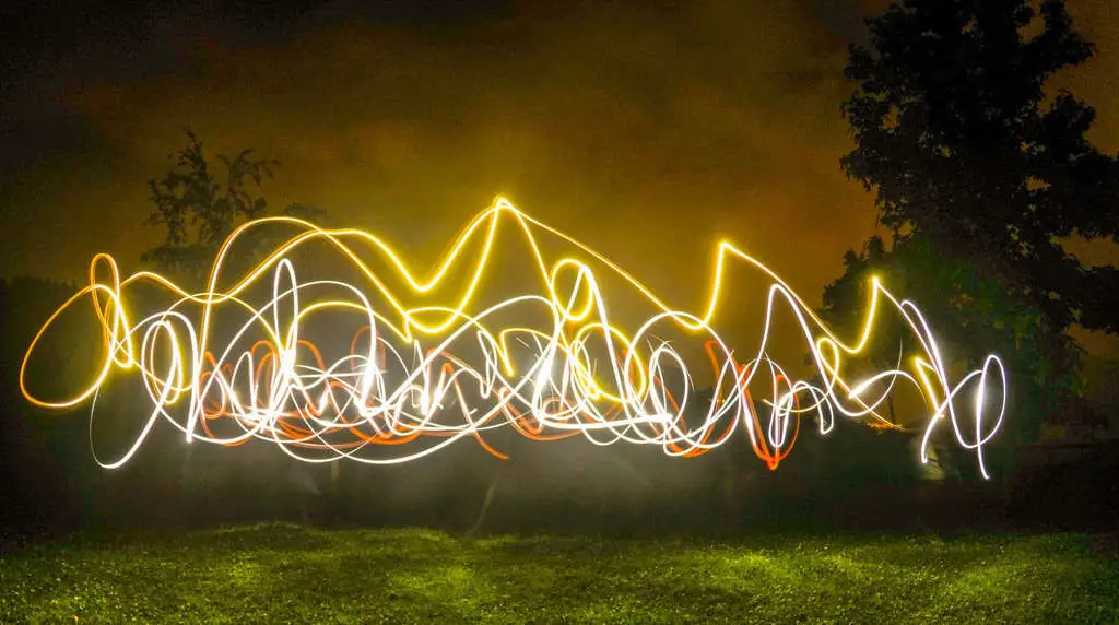 How to Paint With Light in Photography! Light graffiti with sharp backdrop.