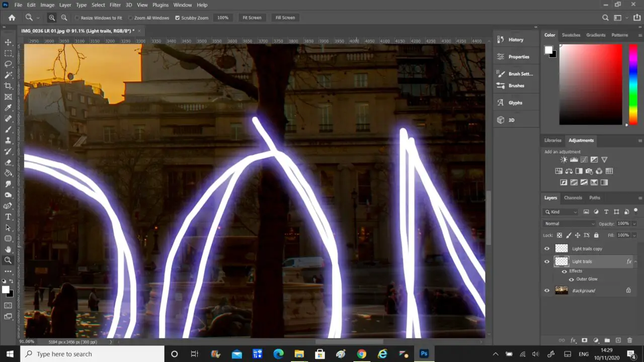How to Paint With Light in Photography! Create glowing edges in Adobe Photoshop.