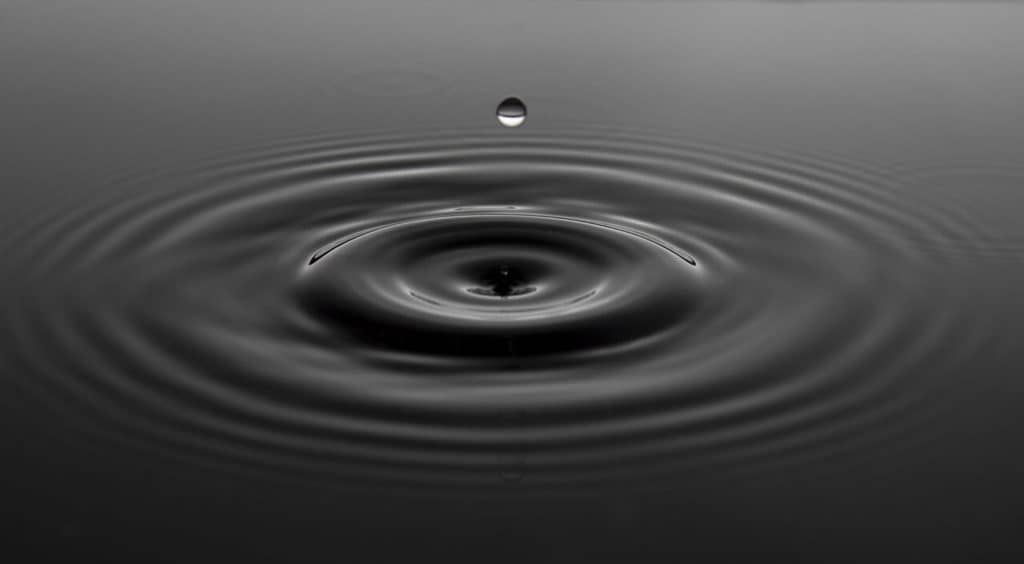 Water Drop Photos, Pro Results on a Budget. Black and white water drop photo.