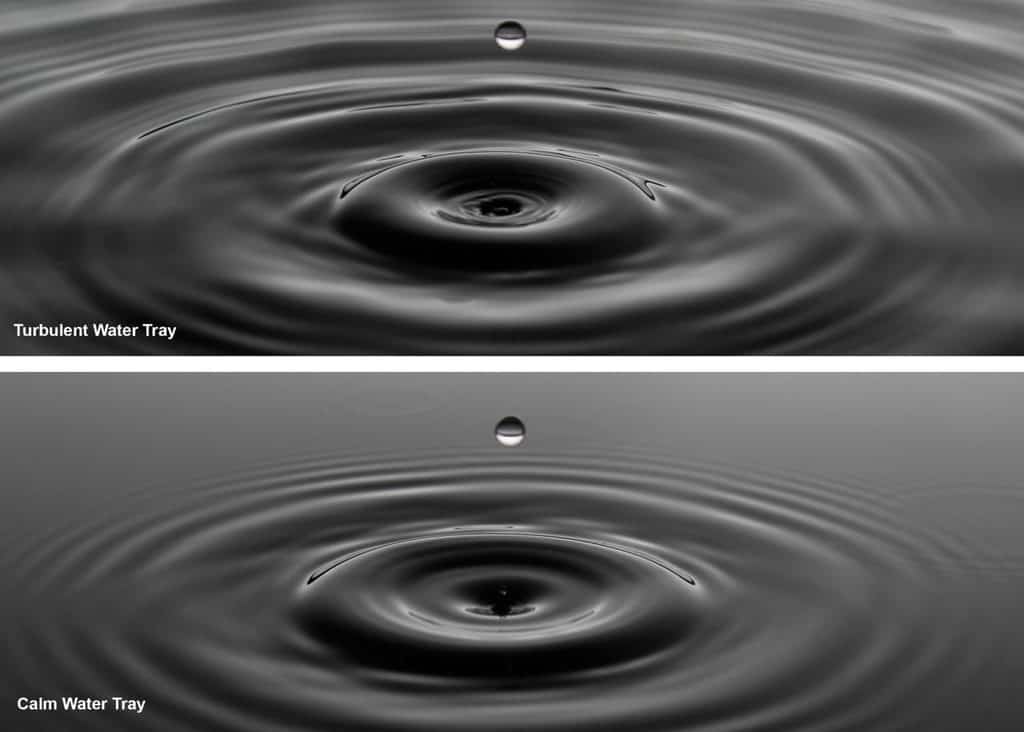 Water Drop Photos, Pro Results on a Budget. Turbulent and calm water splashes.