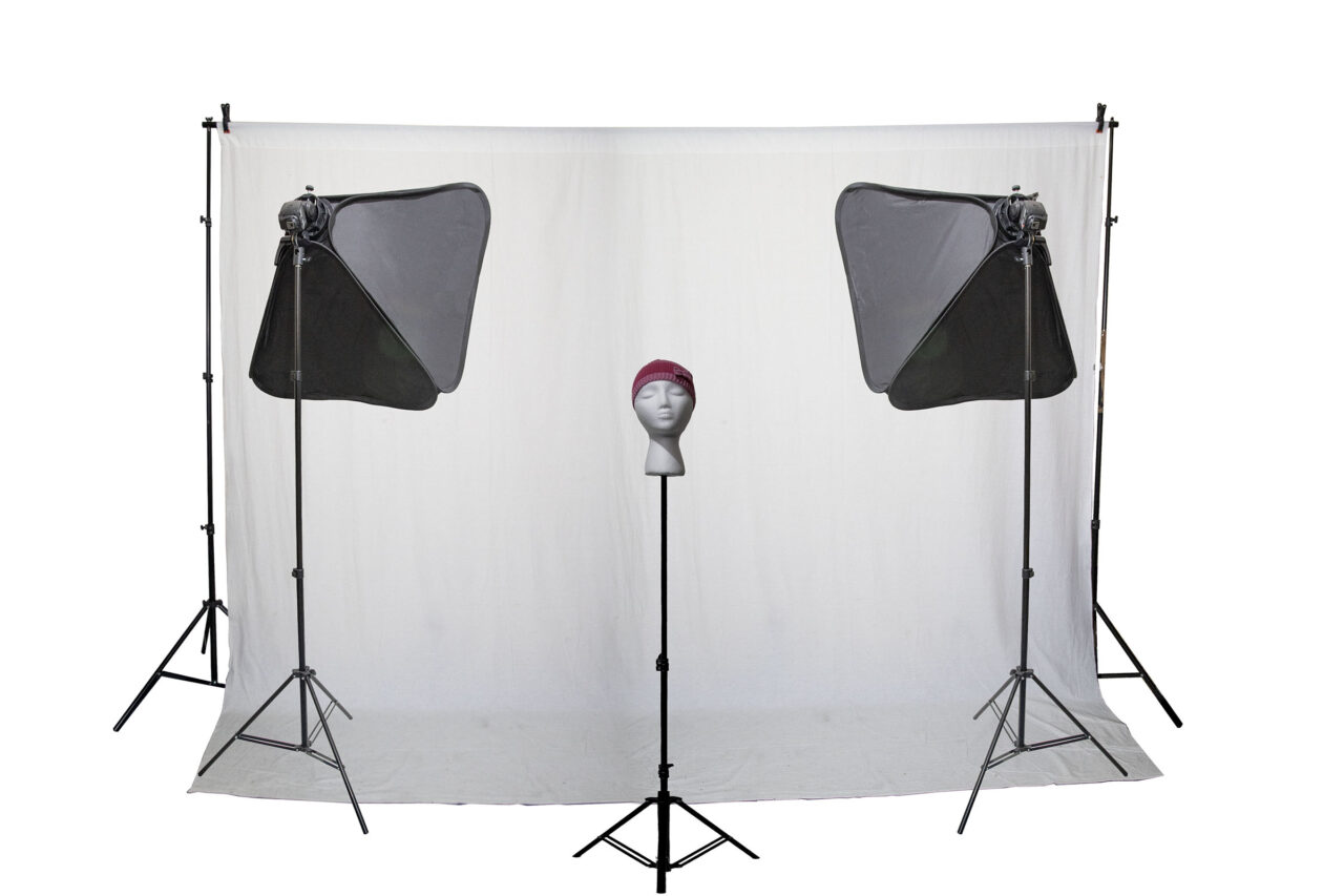 What is the Backdrop Light in Photography? Two softboxes to flood backdrop with even light.